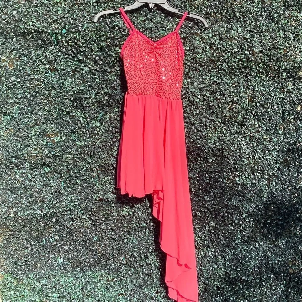 Weismann Girls Sequins Dance Leotard Size LC